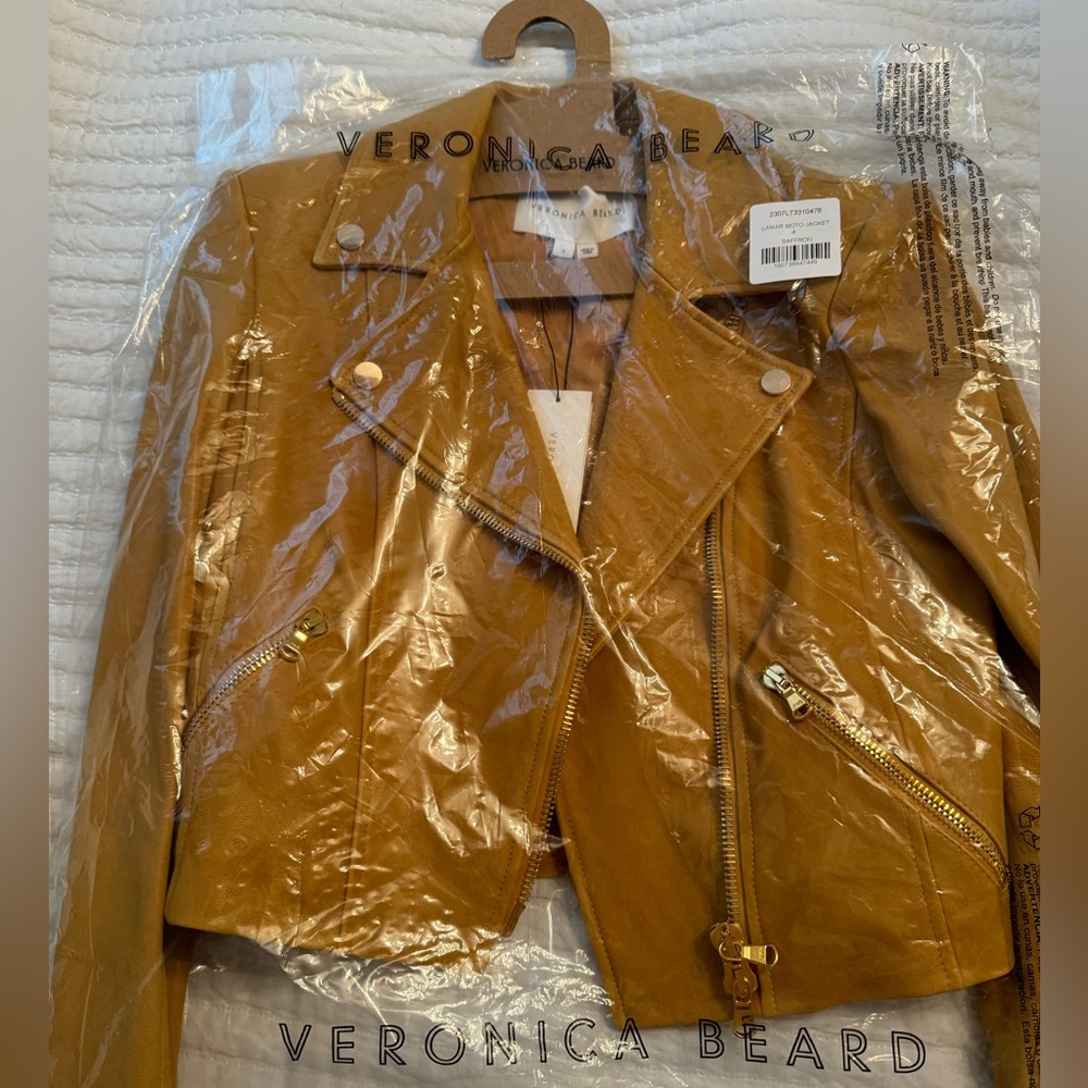 Veronica Beard leather jacket NWT